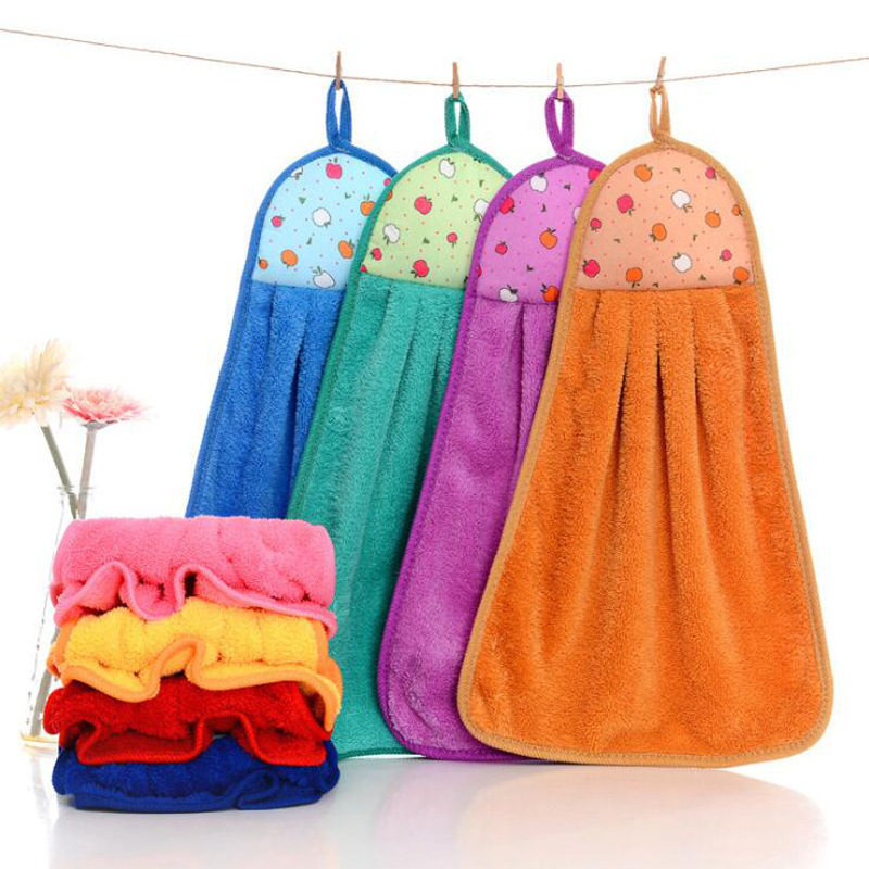 Home Kitchen Bathroom Cleaning - 4pcs 20*32cm Small Hand Towels for