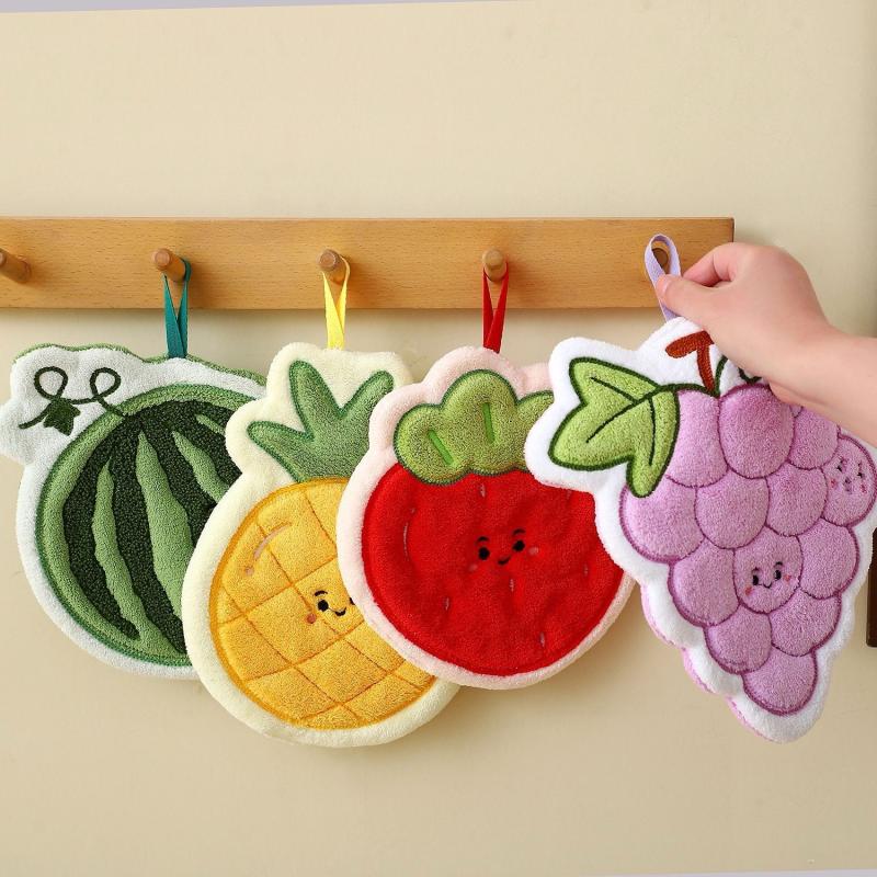 Fruit Hand Towel Kitchen Absor - Home Kitchen Bathroom Cleaning review and price