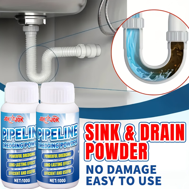Powerful Drain Cleaner Powder, - Home Kitchen Bathroom Cleaning review and price
