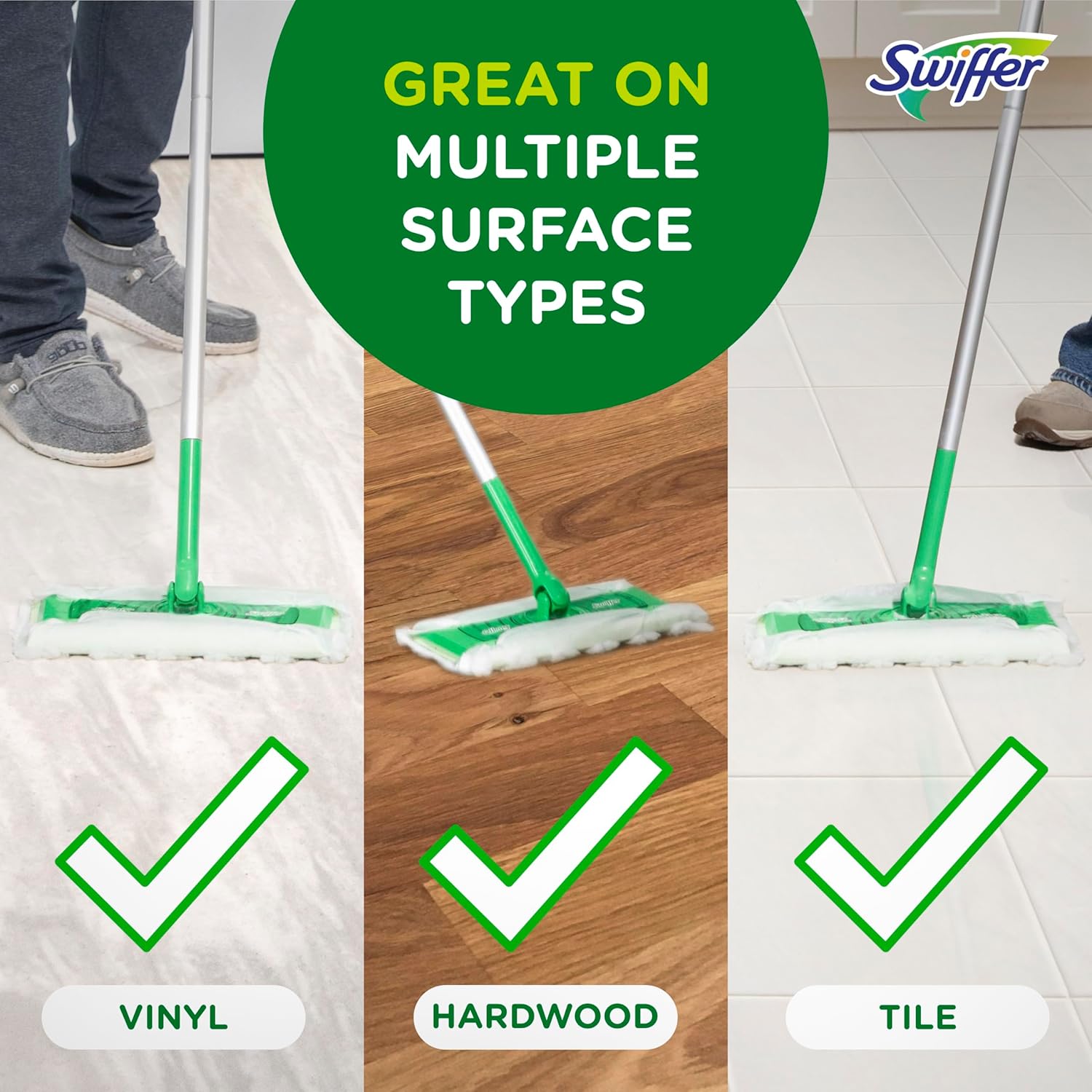 Sweep + Mop, Dry Pads Refill,  - Home Kitchen Bathroom Cleaning review and price