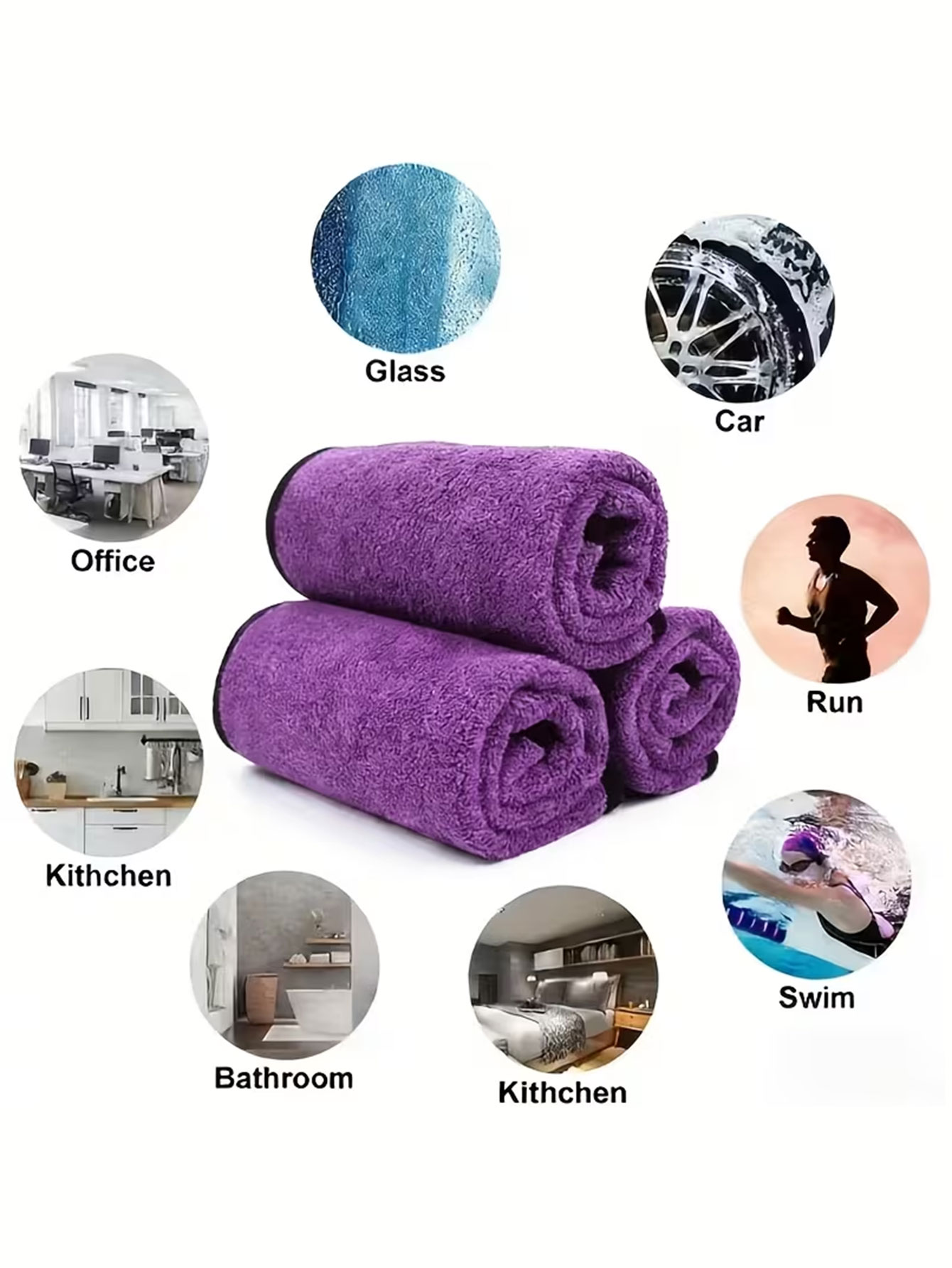 10-Pack Double-Sided Coral Vel - Home Kitchen Bathroom Cleaning review and price