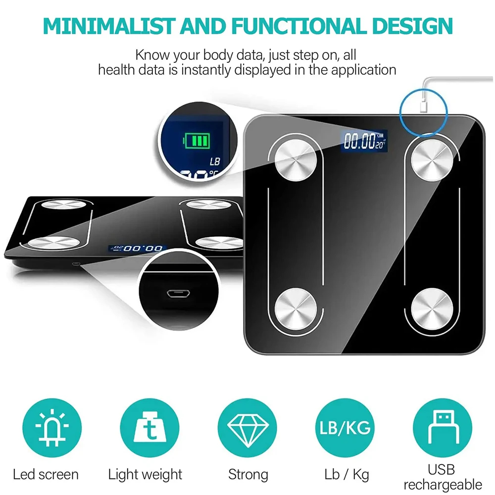 Home Scale Bluetooth Body Fat  - Home Bathroom Scales review and price