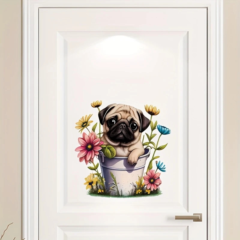 MT1244# Puppy & Flower Pot Toi - Home Bathroom Floor Tiles review and price