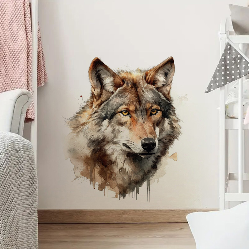 Wolf Wall Stickers, Toilet Sti - Home Bathroom Floor Tiles review and price